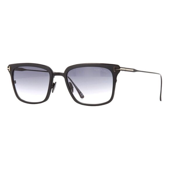 New TOM FORD Hayden Black Black FT0831/S 02B Sunglasses Women - Picture 1 of 4